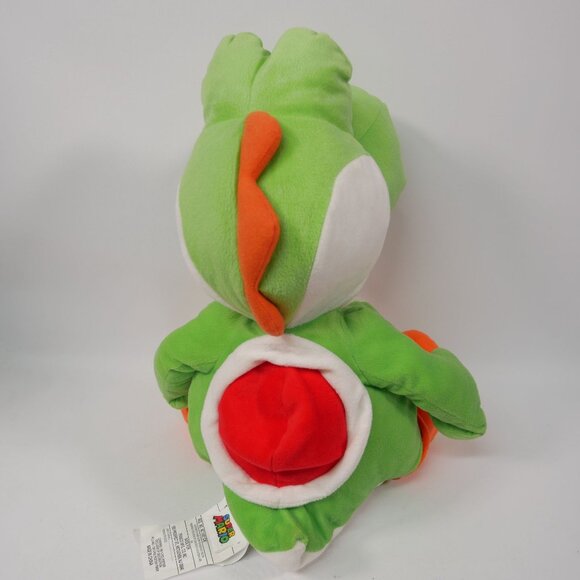 Super Mario Yoshi Green 14" Jumbo Plush Toy Nintendo Stuffed Animal - Picture 3 of 5